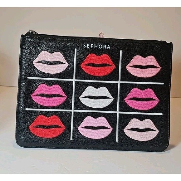 Exclusive Sephora Customer Appreciation Zippered Case 6 LIPS Cosmetic Bag Pouch - Picture 5 of 7